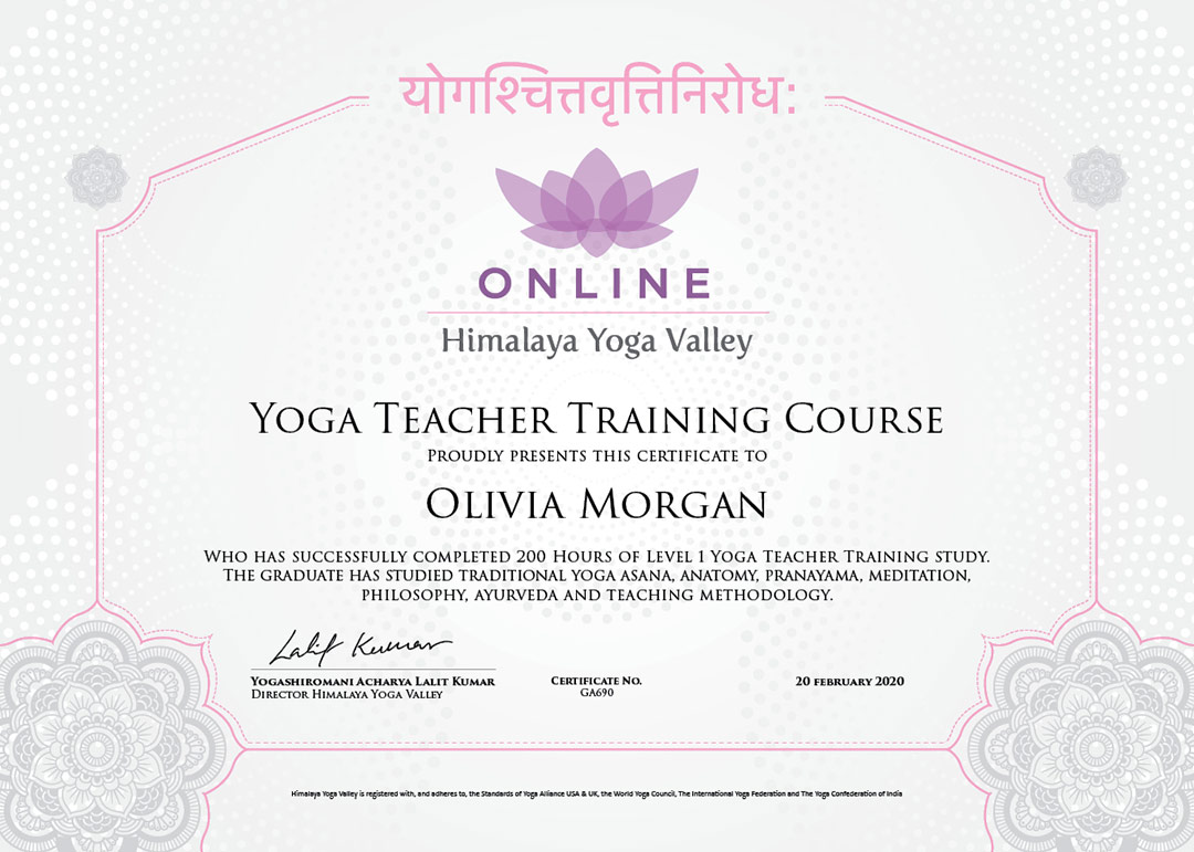 Online Yoga Teacher Training Himalaya